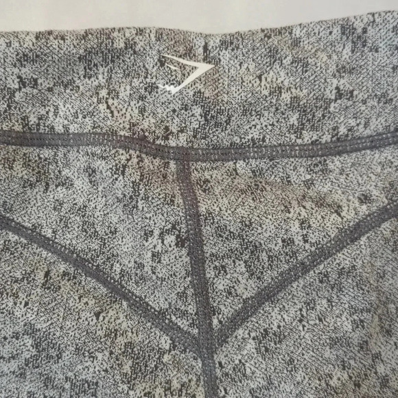 Gymshark Fleur Texture Leggings, Color Charcoal Marl Size XS - Picture 8 of 14